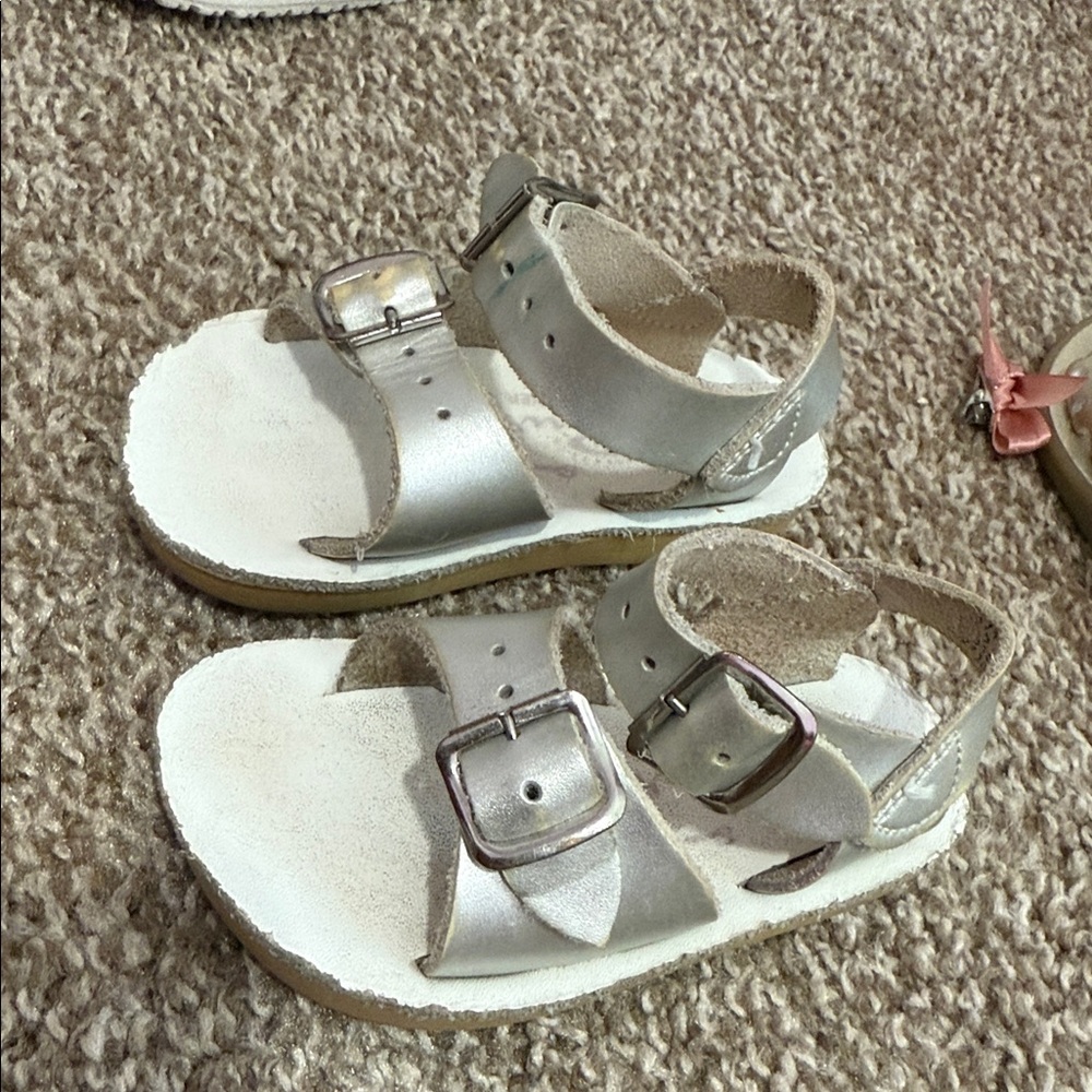 Kids Silver Sandals